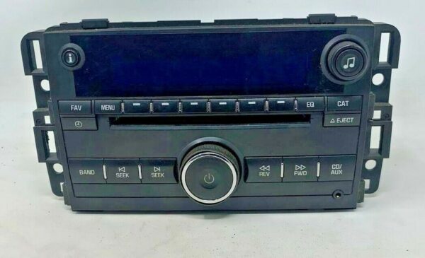 Audio & Visual Equip.(radio) CD CHEVY IMPALA 09 10 11 12 13 14 15 16