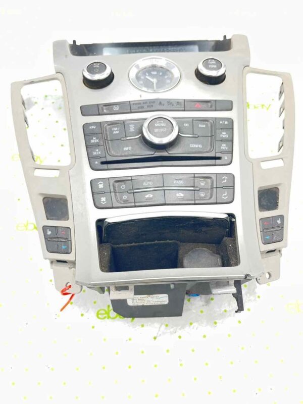 10 CADILLAC CTS Heater A/c Control / Radio controls