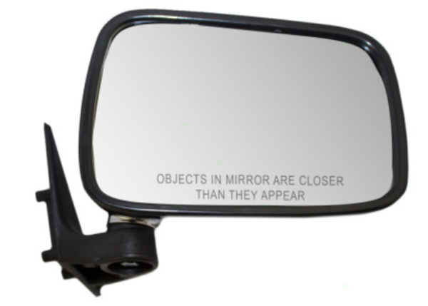 86-93 Mazda Pickup Manual Mirror Chrome RH