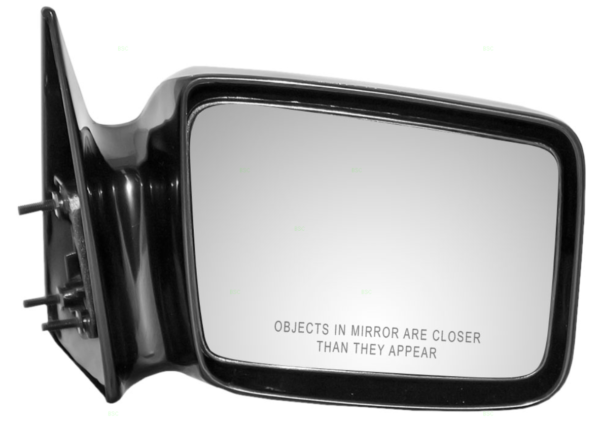 87-96 Dodge Dakota Manual Mirror Paint To Match Black 5X7 Non-Foldaway RH