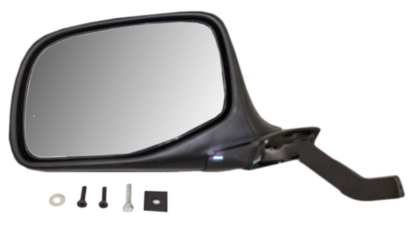 92-97 Ford Pickup Manual Mirror Black/Chrome Paddle Type LH 92-96 Ford Bronco